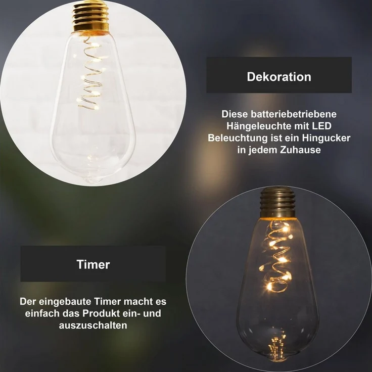 Star 700-05, Stimmungslicht, Plastik, klar, 13.0 x 6.0 x 6.0 cm – Bild 3