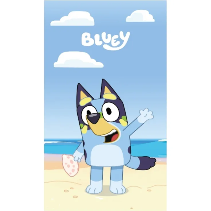 Bluey Badetuch 140 x 70 cm aus 100% Baumwolle Strandhandtuch