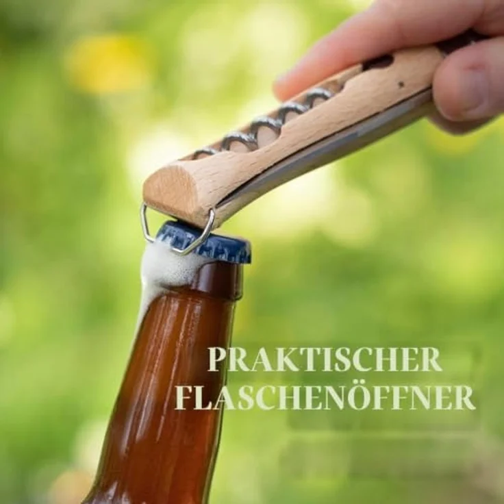 Opinel Taschenmesser No. 10 mit Korkenzieher – Bild 4