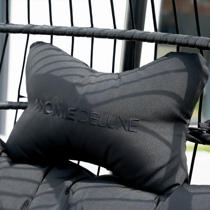 HOME DELUXE Hängesessel LOMA – 1 Sitzer Schwarz – Bild 5