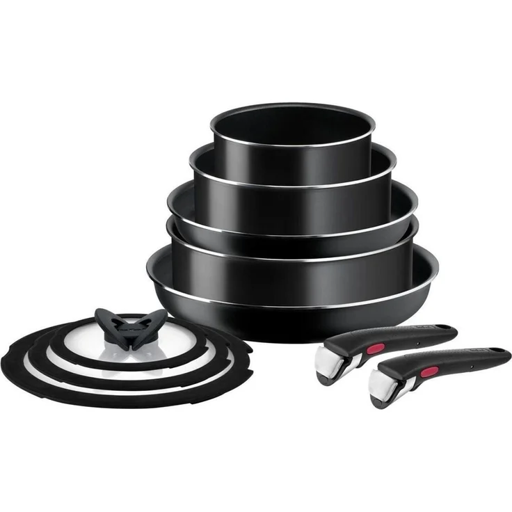 Tefal Topf-Set Topf-Set Ingenio Ultimate, Topf und Pfannenset abnehmbarer Griff, (10-tlg) – Bild 1