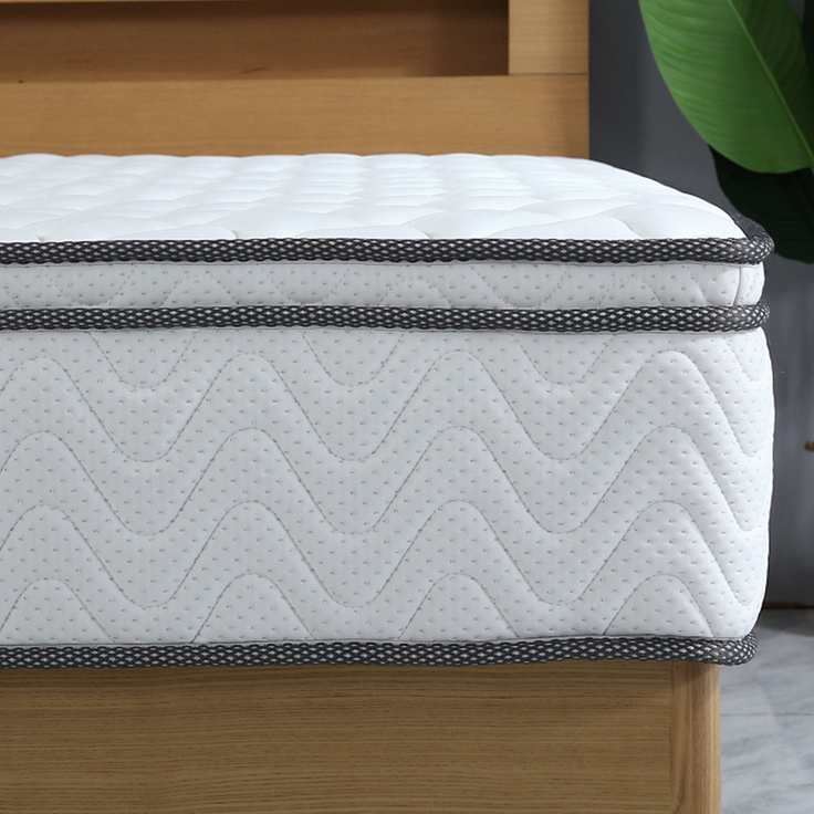 VIKTORIA Taschen Federkernmatratze 100x200 cm - Integrierter Topper; 25cm Höhe; H4, H3, H2 Misch-Härtegrad; 7 Zonen Matratze - Taschenfederkernmatratze mit hoher Punktelastizität – Bild 2