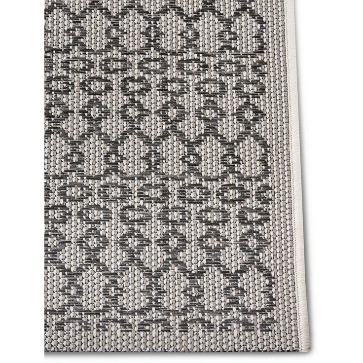 Hanse Home Vanti In- & Outdoor Teppich Wetterfest – Modernes Muster, Wasserfest robuster Aussenteppich Flachgewebe für Garten, Balkon, Terrasse, Wohnzimmer – Beige Grau, 155x235 cm – Bild 2