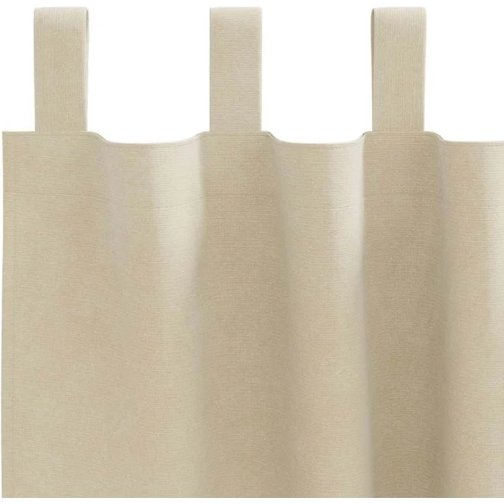 Verdunkelungsvorhänge 2 pcs | für Wohnzimmer & Schlafzimmer Creme 140 x 225 cm Samt – Bild 5