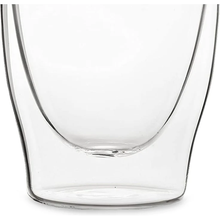 DUOS doppelwandiges Glas 80 ml Thermofunktion inkl. Edelstahl-Löffel Transparent – Bild 5