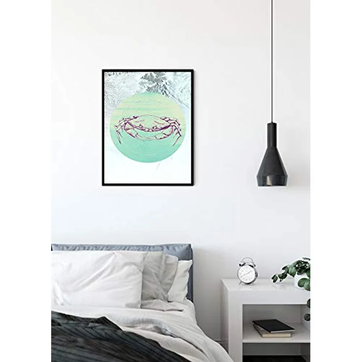 Komar Wandbild Crab Sea, Premium-Poster 30x40 cm, fotorealistischer Kunstdruck ohne Rahmen, für Wohnzimmer und Schlafzimmer, seidenmatte Oberfläche, lichtbeständig, MADE IN GERMANY – Bild 3