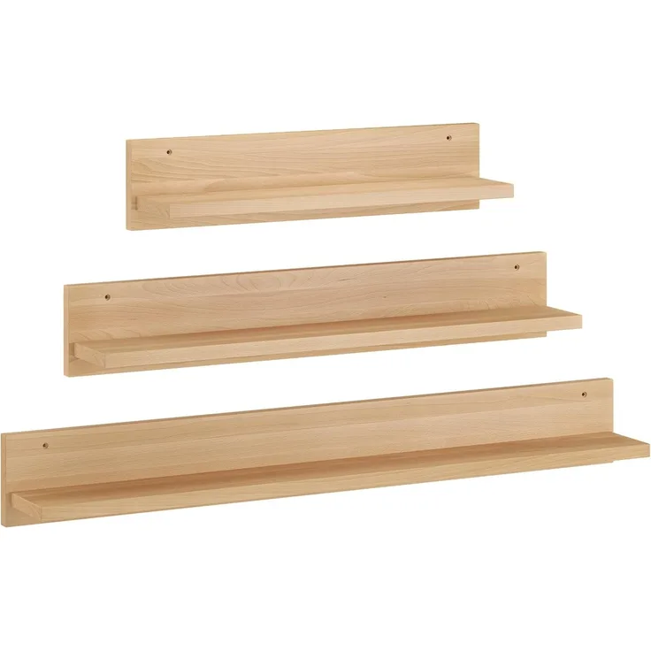 Wandablage Regal Ablage aus Buche Länge wählbar V-90.84-54