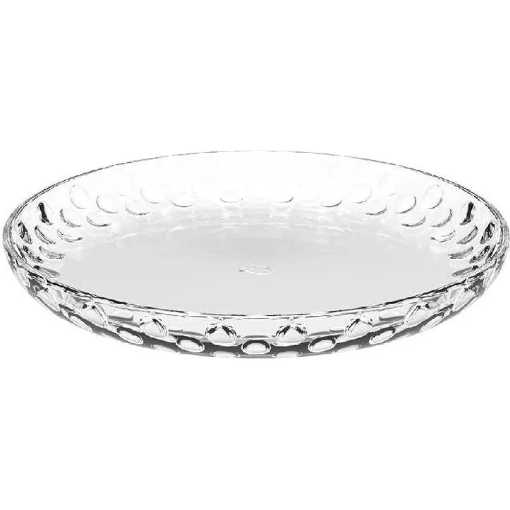 Leonardo Teller CUCINA OPTIC, Speiseteller, Glasteller, Glas, Klar, 18 cm, 066339