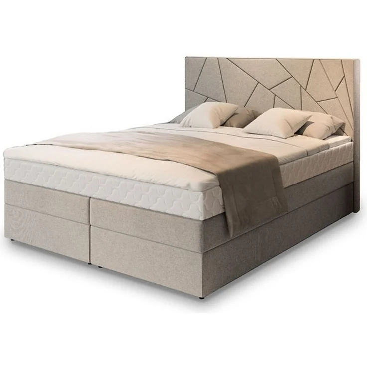 Masseno Boxbett TRANI 180x200 cm mit Bonell Matratze und Topper – Bild 4