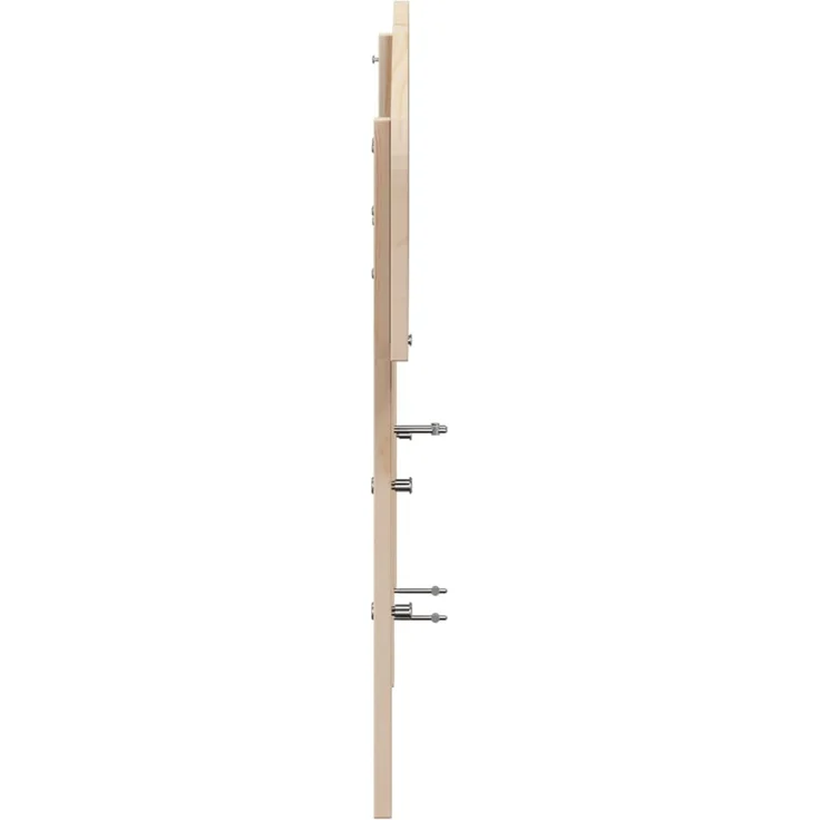 vidaXL Kopfteil 180 cm Massivholz Kiefer Braun – Bild 4