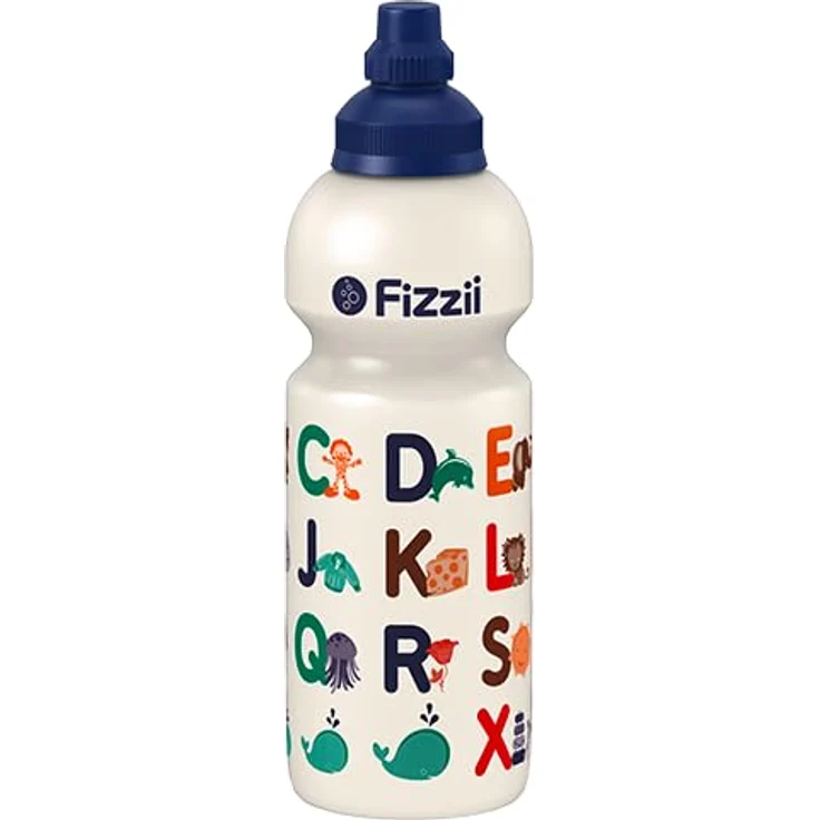 Fizzii Geschenkset Pausenset ABC (Trinkflasche 600ml + Lunchbox + Ersatztrinkverschluss, im hochwertigen Geschenkkarton) – Bild 4