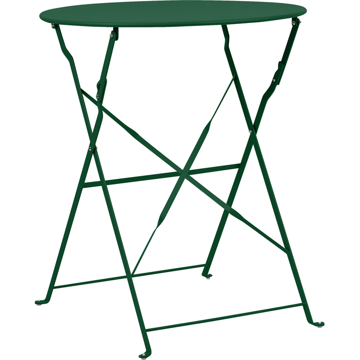 Bistro Set FIORI Metall Dunkelgrün Grün – Bild 7