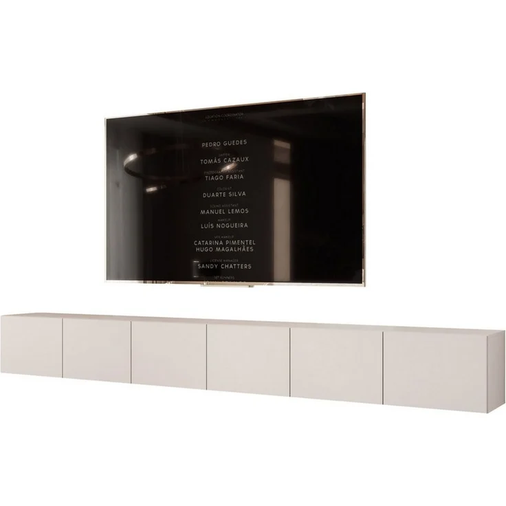 yourhouse24 Lowboard TV ANGEL 300 mit LED-Beleuchtung – Griffloses Design – Bild 2