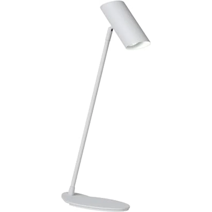 LUCIDE HESTER, Schreibtischlampe dreh- und kippbar, 1xGU10, Weiß, Metall, mit Schalter – Bild 1