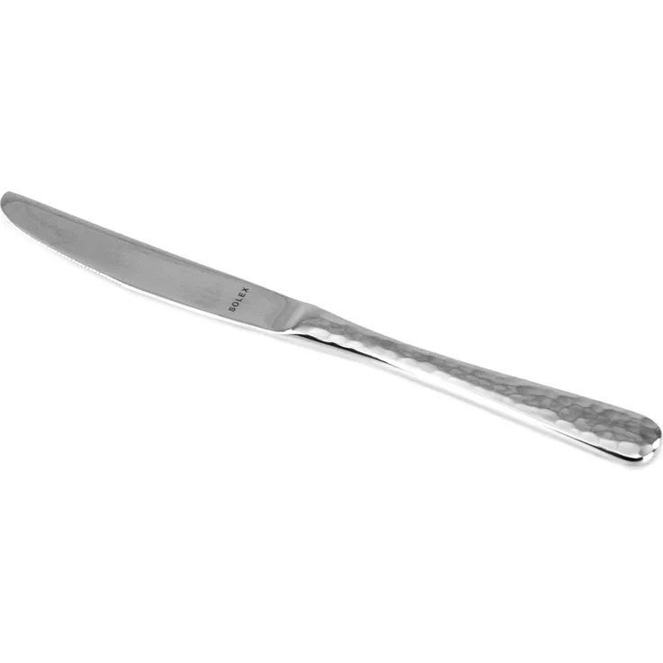 Solex Lena Besteckset 6 Stück Buttermesser Hammerschlagoptik