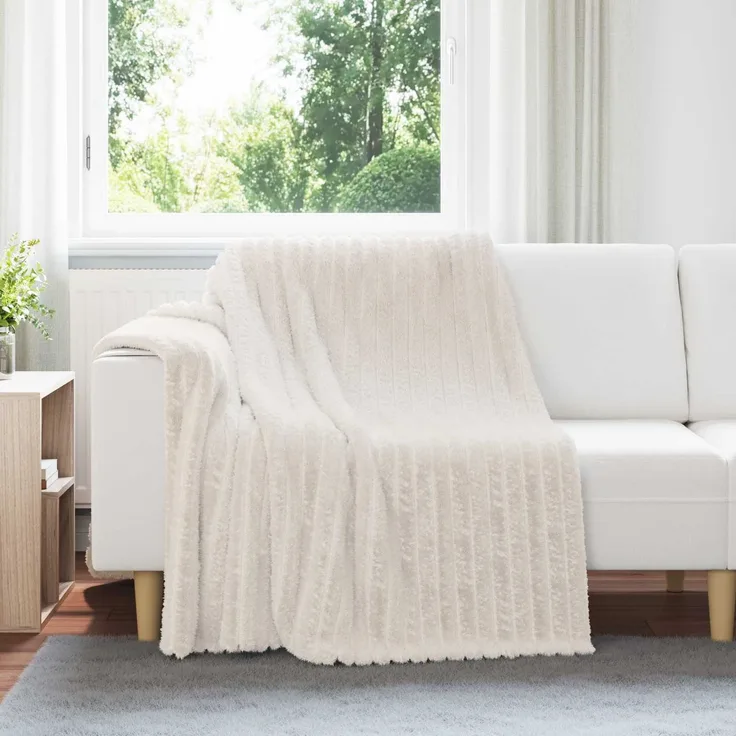 vidaXL Wohndecken 6 stk. Creme 200 x 150 cm 4,75 kg Fleece 42016898