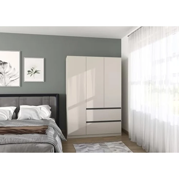 rauch Drehtürenschrank Kleiderschrank Schrank Garderobe COSTA in den Breiten 91/136/181 cm (in 3 Ausstattungen BASIC/CLASSIC/PREMIUM) viel Platz, grifflose Front und Push-to-Open Funktion MADE IN GERMANY – Bild 2