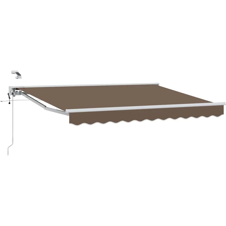 vidaXL Elektrische ausziehbare Markise Taupe 4 × 3,5 m 3426161 – Bild 1