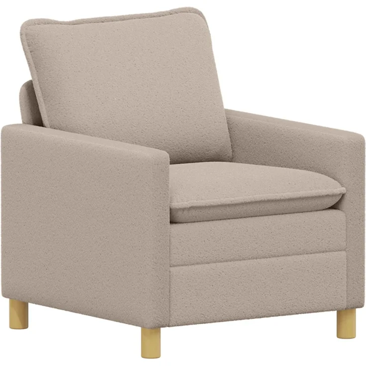 vidaXL Sofa Set 2 stk. Hellgrau Stoff 3417035 – Bild 3