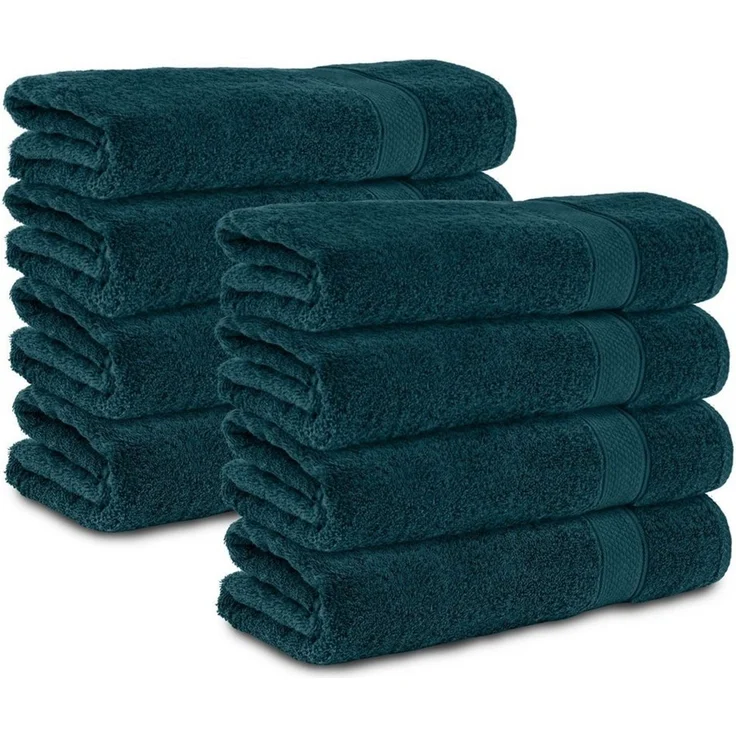 Komfortec Handtuch Set 50x100 cm aus 100 % Baumwolle, Frottee (Packung, 8-St), Handtücher Set, Weich, Towel – Bild 1