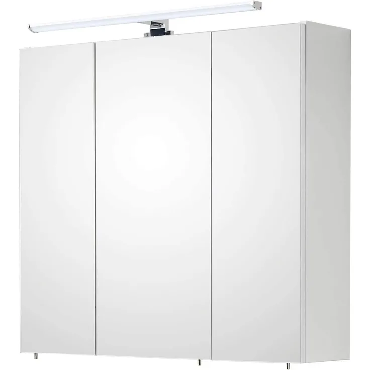 Pelipal Quickset 360 Spiegelschrank Weiß Glanz, Spanplatte, 70/75/20 cm