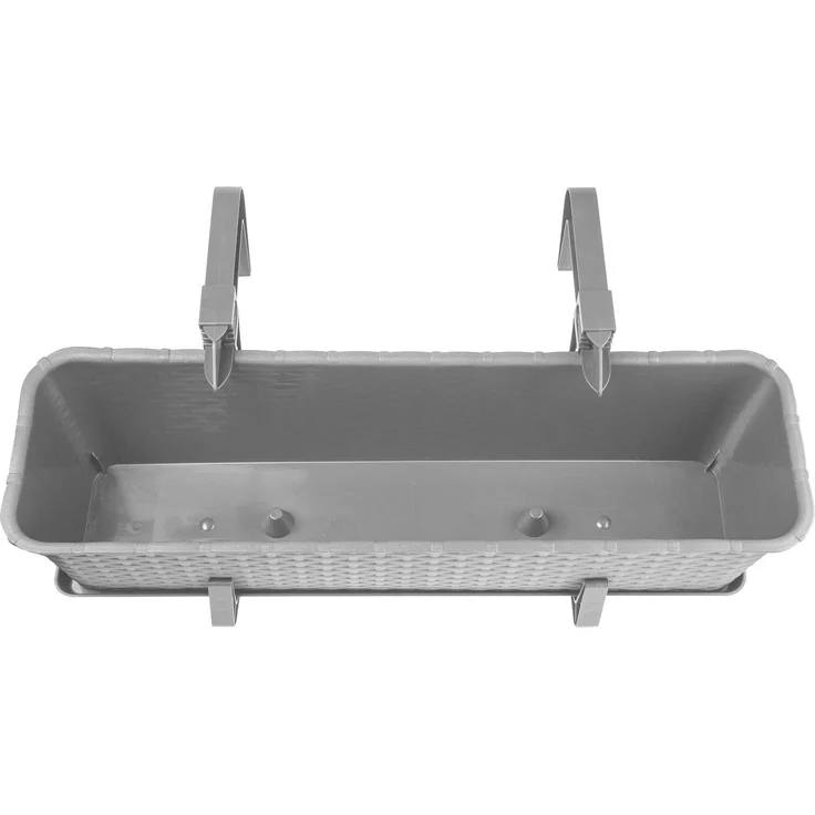 KADAX Blumentopf-Balkon-Pflanzgefäßständer 60 cm grau – Bild 5