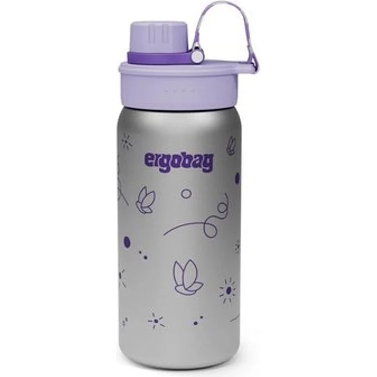 ergobag Trinkflasche Edelstahl Trinkflasche, auslaufsicher und kohlensäuregeeignet – Bild 4