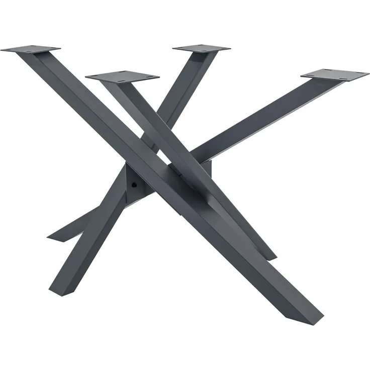 CLP Tischbeine Jimmy in Sternform,grau 120x70x72 cm