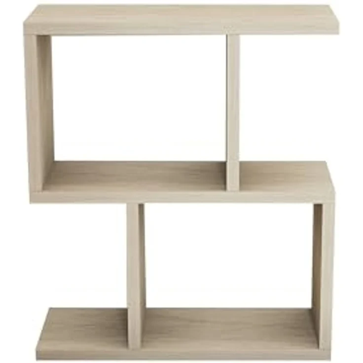Hanah Home Elegant Side Table, Travertine Color, 45 x 51.4 x 17 cm | 100% Melamine Coated Particle Board, 18 mm Thick | Stylish Marble Design for Modern Spaces – Bild 6