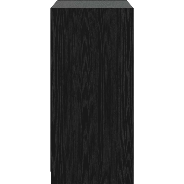 vidaXL Kleiderschrank Schwarz Eichen-Optik 77 x 48 x 102 cm PB 8010915 – Bild 3