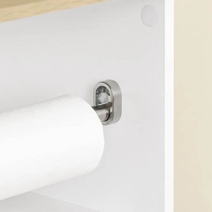 SoBuy FKW133-WN Kücheninsel, Spanplatte, Melamin, Weiß, 99 x 85 x 40 cm – Bild 10