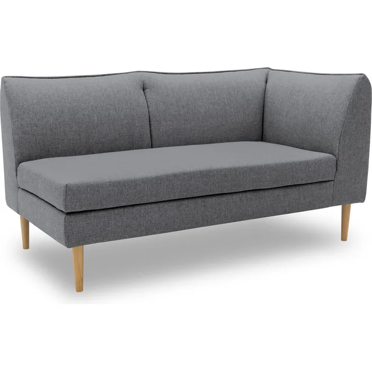 Gartenlounge Sofa 2-Sitzer Rechts Braelyn 159x82x82 Bezug in anthrazit