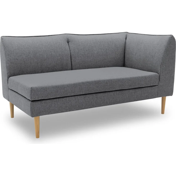 Gartenlounge Sofa 2-Sitzer Rechts Braelyn 159x82x82 Bezug in anthrazit – Bild 1