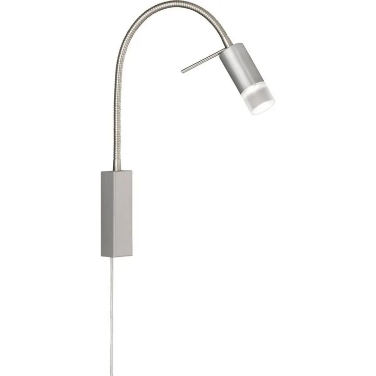 Fischer & Honsel 30409 LED Bettleuchte River Nickel matt 4,5W 2700K