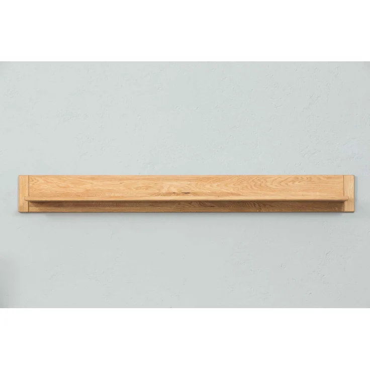 Woodline Wohnzimmerschrank Wildeiche massiv geölt, 4-teilig, Basel Set VII Natur 61x40x193 cm – Bild 7