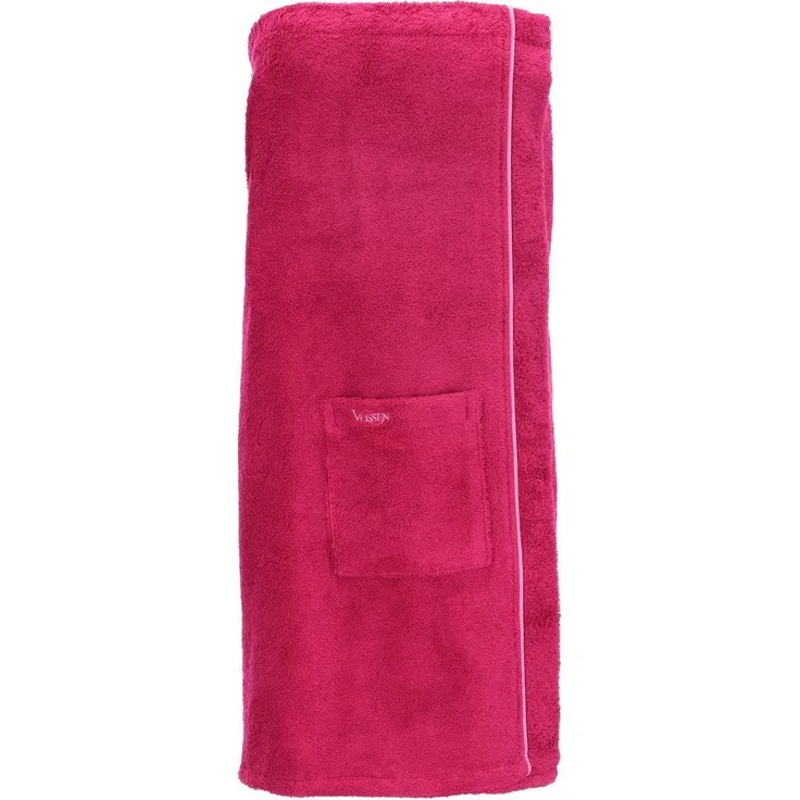 Vossen Kilt Livina, ideal für Sauna & Spa, Midilänge, Wirkfrottier, Klettverschluss
