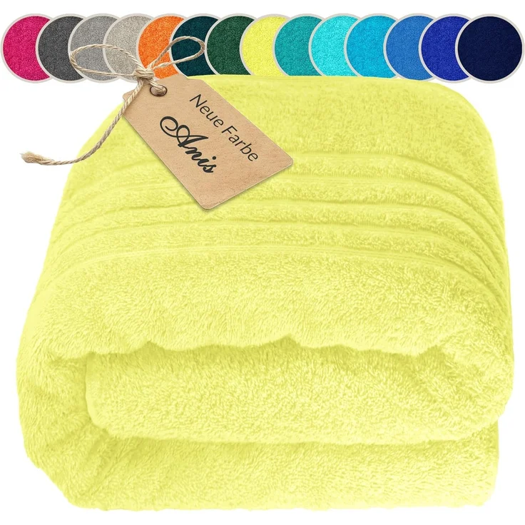 Lashuma Saunatuch XXL Handtuch London, Frottee (1-St), Badetuch Damen & Badehandtuch Herren 100x200 cm - Saunahandtuch 80x220
