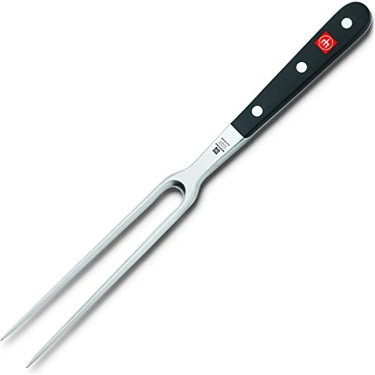 WÜSTHOF Classic Fleischgabel, Edelstahl, schwarz, 20. 1x31. 5x11. 9 cm