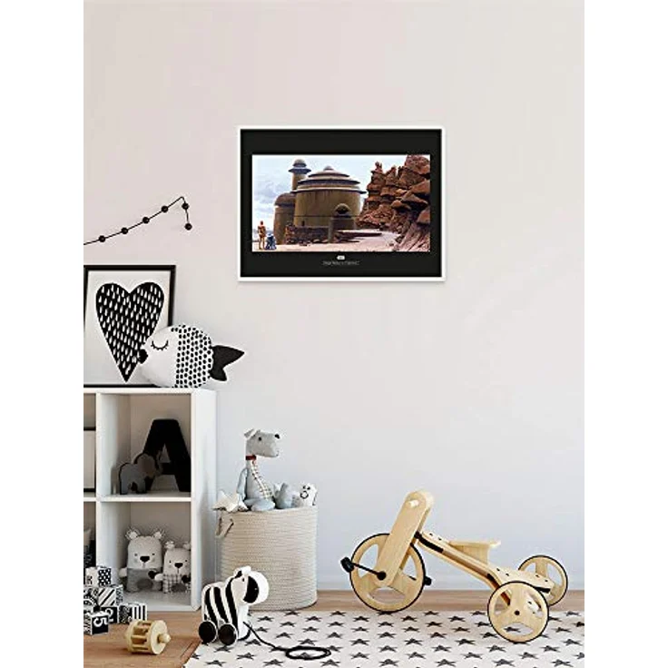 Komar Wandbild Star Wars Classic RMQ Jabbas Palace, Kunstdruck 40 x 30 cm, fotorealistischer Druck auf Premium-Poster Fotopapier, ohne Rahmen – Bild 3