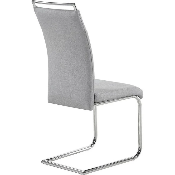 CARO-Möbel Esszimmerstuhl ERICA (4 St), Esszimmerstuhl 4er Set Küchenstuhl Schwingstuhl Stoffbezug Freischwing – Bild 3