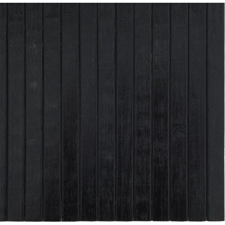 vidaXL Teppich Rechteckig Schwarz 70x200 cm Bambus 376744 – Bild 6