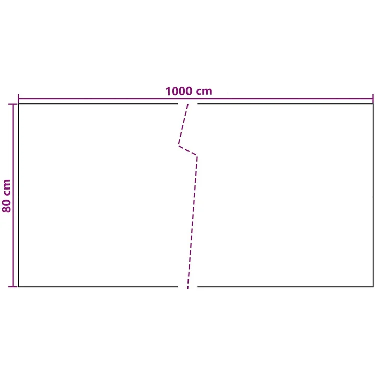 vidaXL Balkonsichtschutz Dunkelgrau 1000 x 80 cm Poly-Rattan 42032624 – Bild 5
