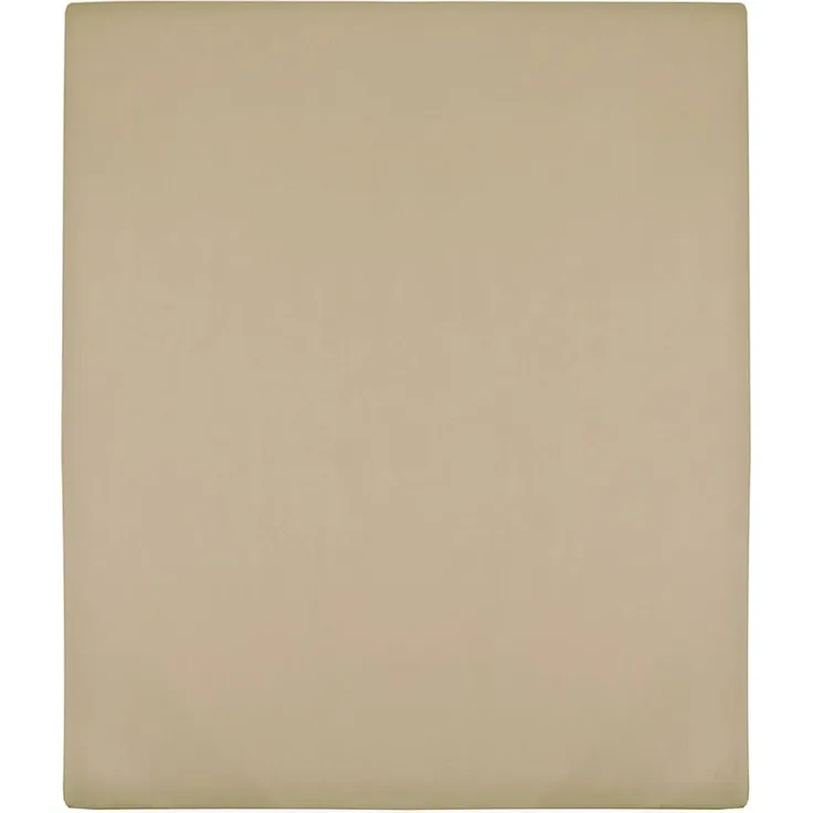 vidaXL Spannbettlaken Jersey Taupe 160x200 cm Baumwolle 136226