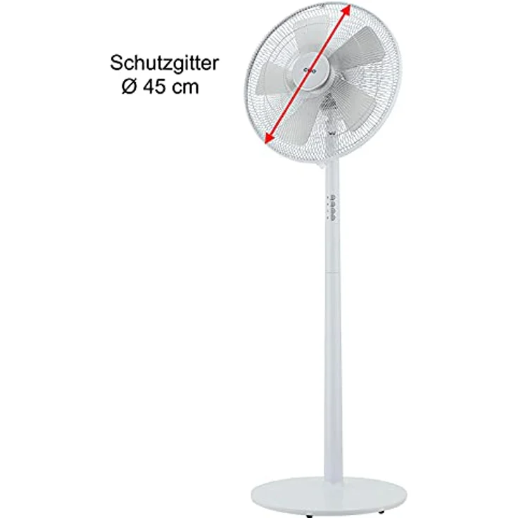 Cilio Standventilator Vento 45 Weiß – Bild 5