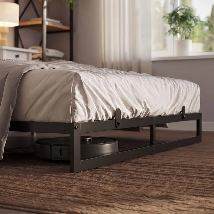Bettgestell Lenora Schwarz 140x200 Vitalispa – Bild 4