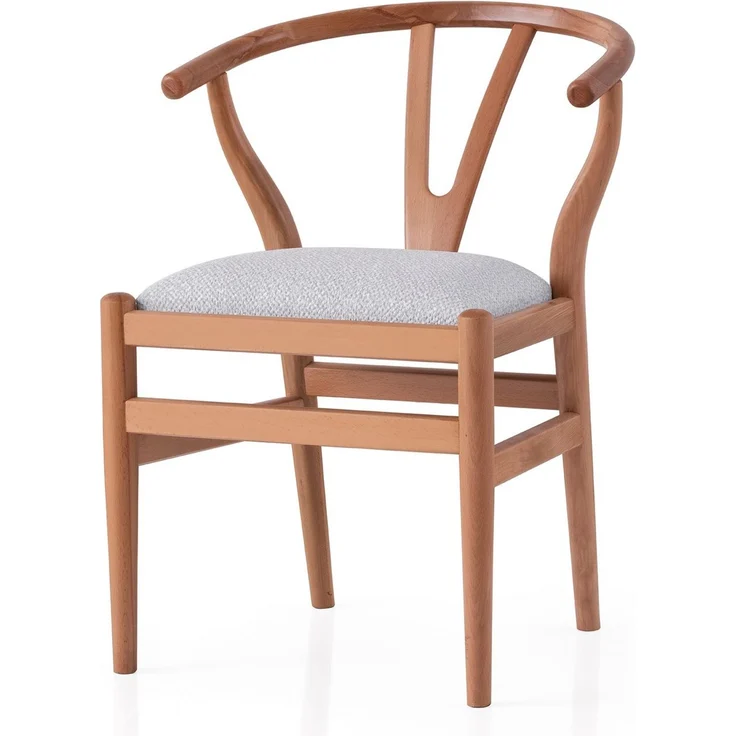 Skye Decor 'Magma - 4403' Stuhl, Eiche / Creme, 57 x 78 x 58 cm – Bild 1
