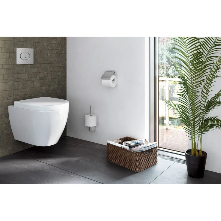 Atore Toilettenpapierhalter mit Klappe matt – Bild 3