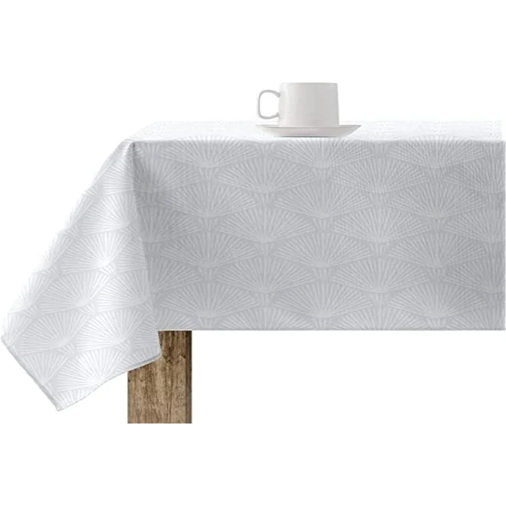 Belum Tischdecke 250x140 cm, schmutzabweisend, 100% Baumwolle, harzfrei, kein Wachstuch, Baumwollgefühl, wasserdicht, flüssigkeitsabweisend – Bild 1