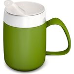 Ornamin Schnabelbecher ORNAMIN Becher mit Trink-Trick mit Schnabelaufsatz, Qualitätskunststoff, Trink-Trick I Trinkhilfe I bruchstabil I BPA-frei I Made in Germany