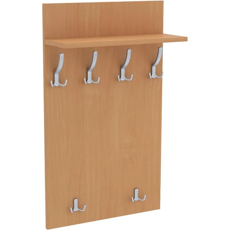 AKKE Garderobenhalter, MAXI Große Garderobe Aluminium Haken 2mm PVC Kantenumleimung – Bild 1